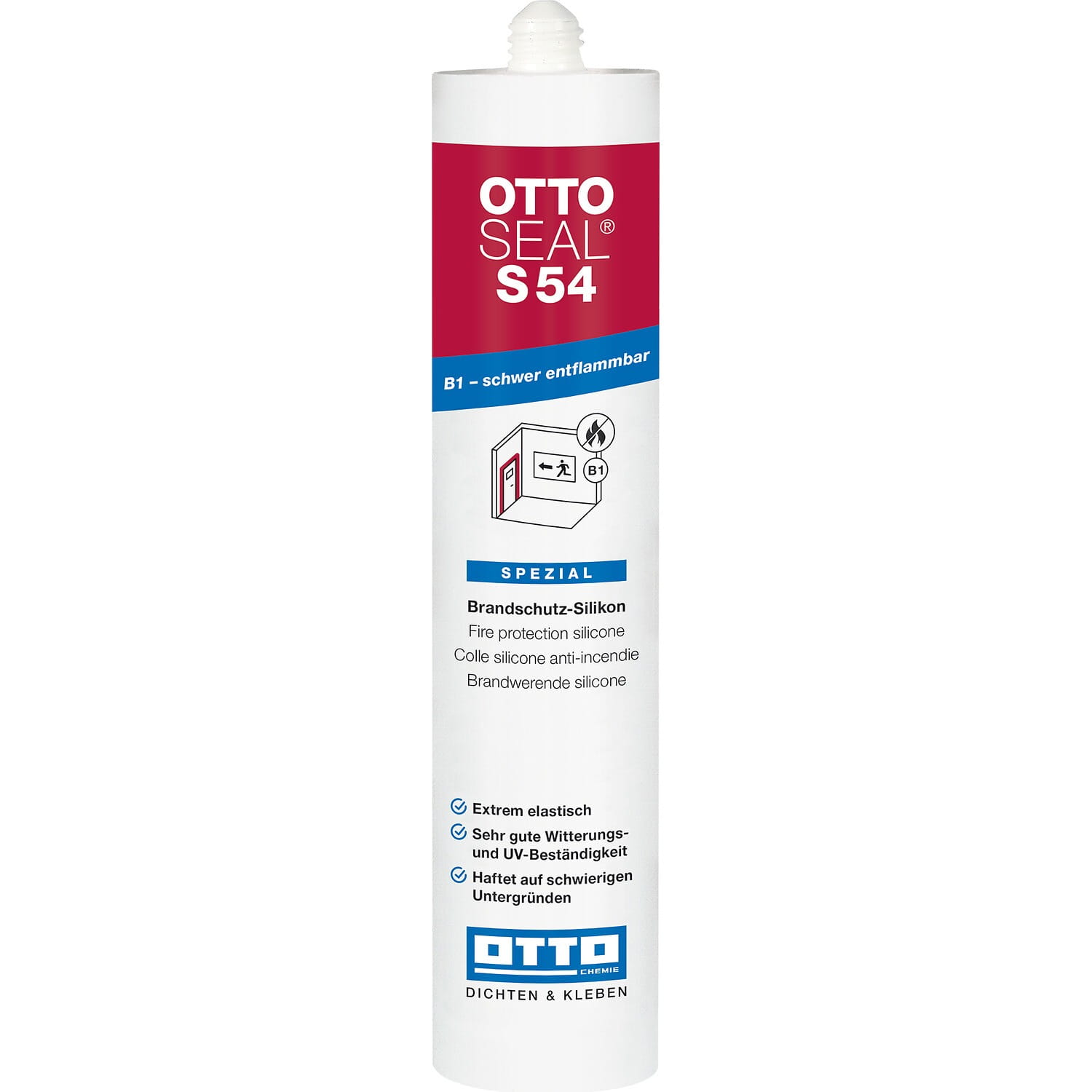 OTTOSEAL® S 54 - Das Brandschutz-Silikon B1 OTTOSEAL® S 54 - Das Brandschutz-Silikon B1