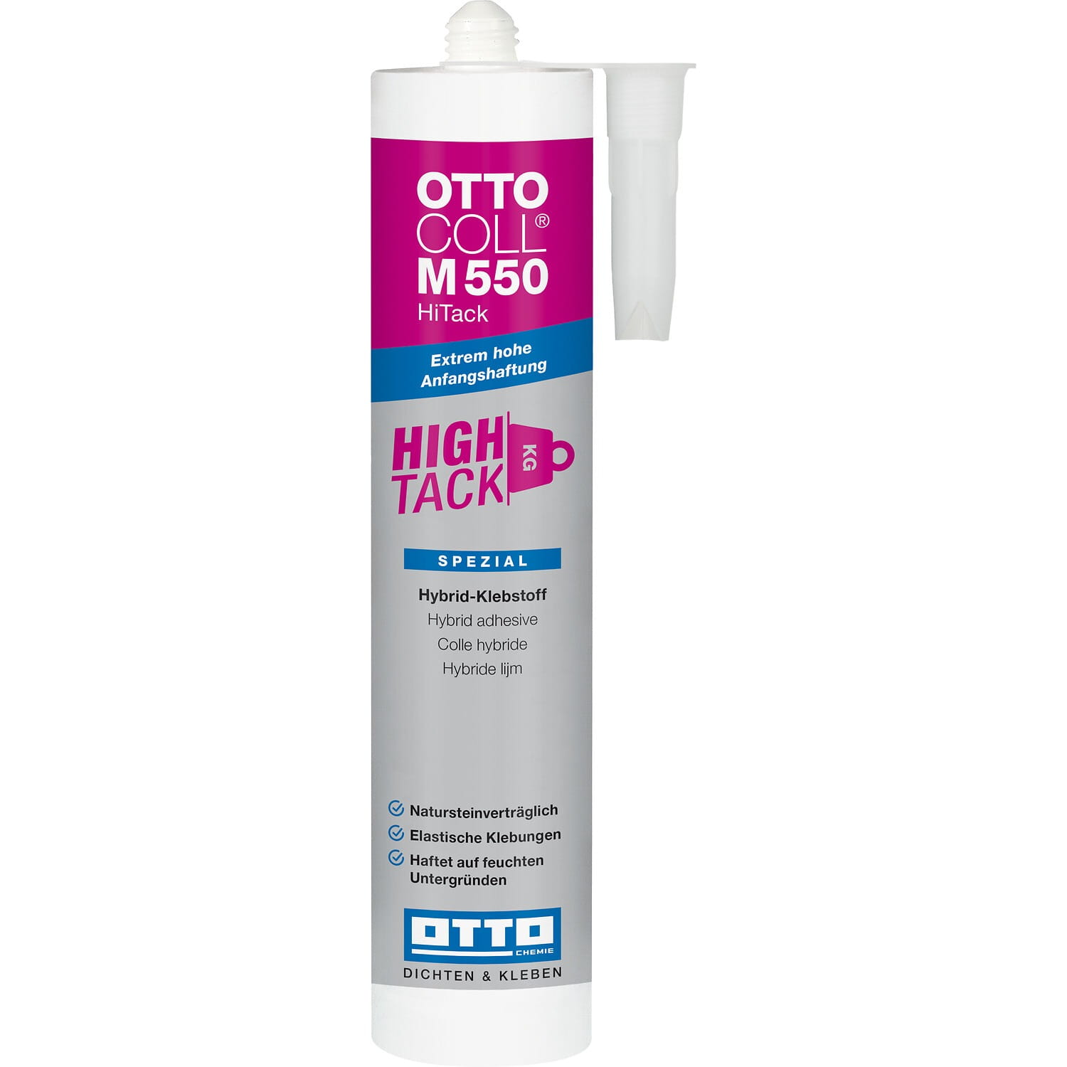OTTOCOLL® M 550 HiTack - Der Hybrid-Klebstoff mit extrem hoher Anfangshaftung
