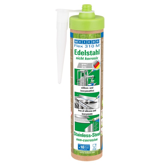 WEICON Flex 310 M® Edelstahl – Produktbild WEICON Flex 310 M® Edelstahl – Produktbild
