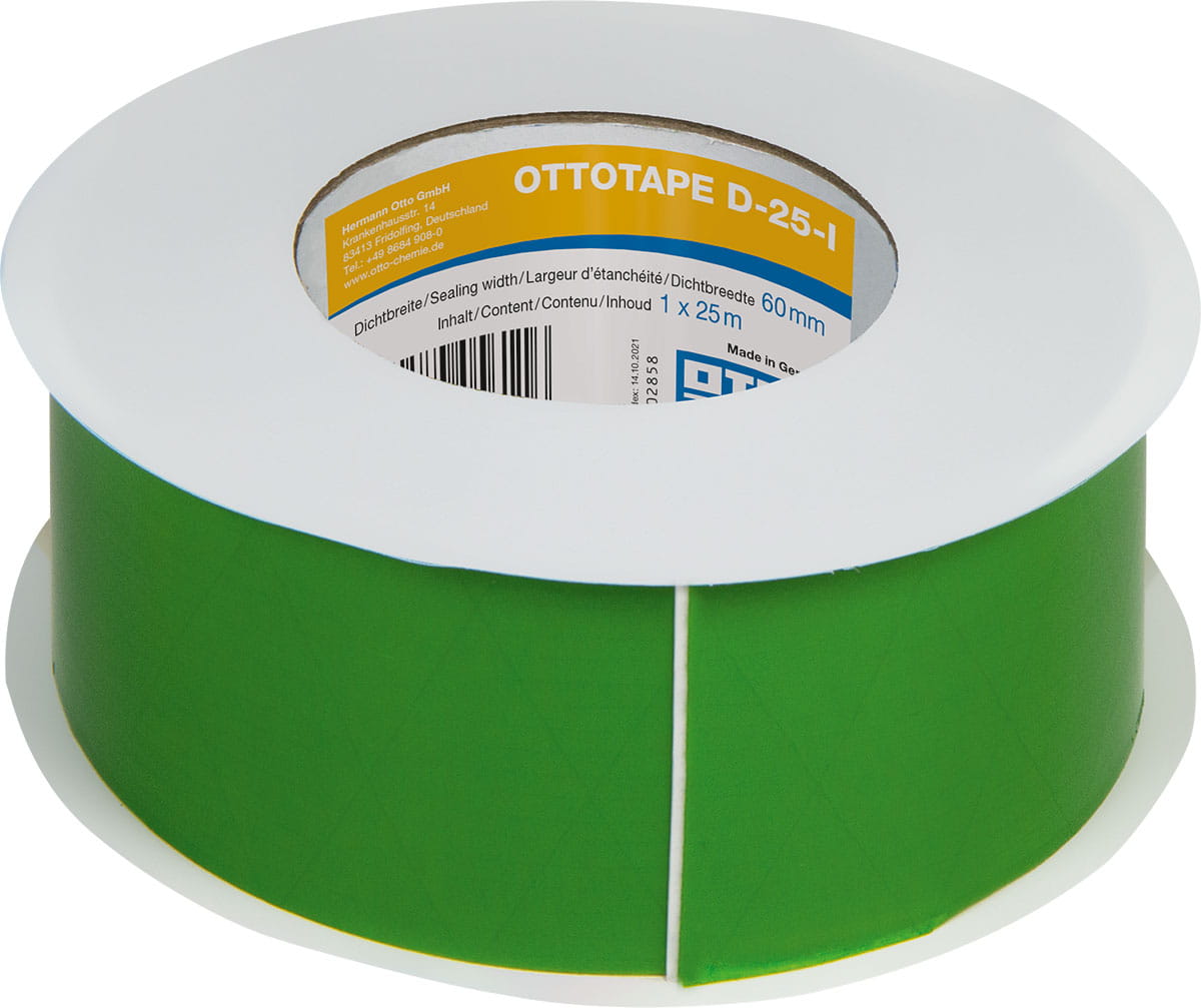 OTTOTAPE D-25-I Folienklebeband - Das Folienklebeband für Dampfsperren und Dampfbremsen