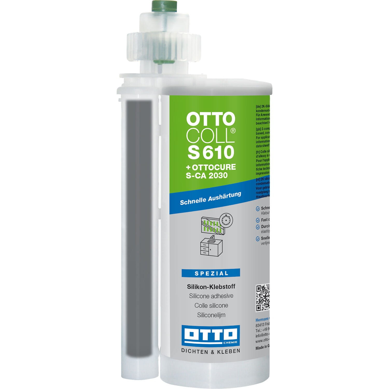 OTTOCOLL® S 610 - Der 2K-Silikon-Klebstoff