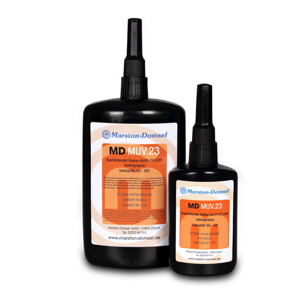 MD-UV Kleber 23 - UV-härtender Klebstoff - sekundenschnell härtend & transparent
