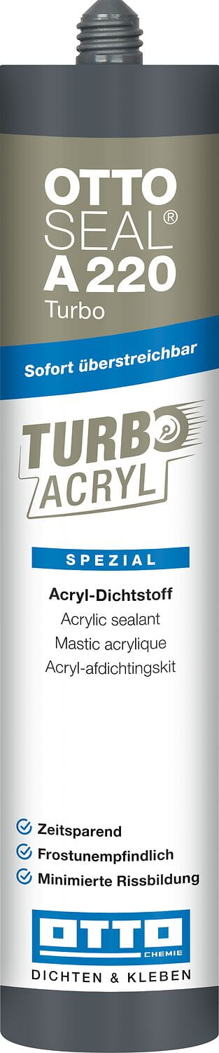 OTTOSEAL® A 220 Turbo - Der sofort überstreichbare Acryl-Dichtstoff