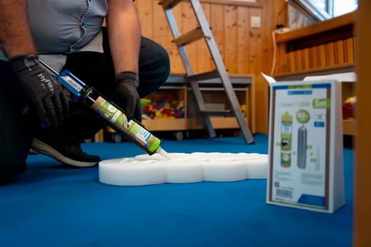 WEICON Green Tube Montagekleber – Anwendung WEICON Green Tube Montagekleber – Anwendung