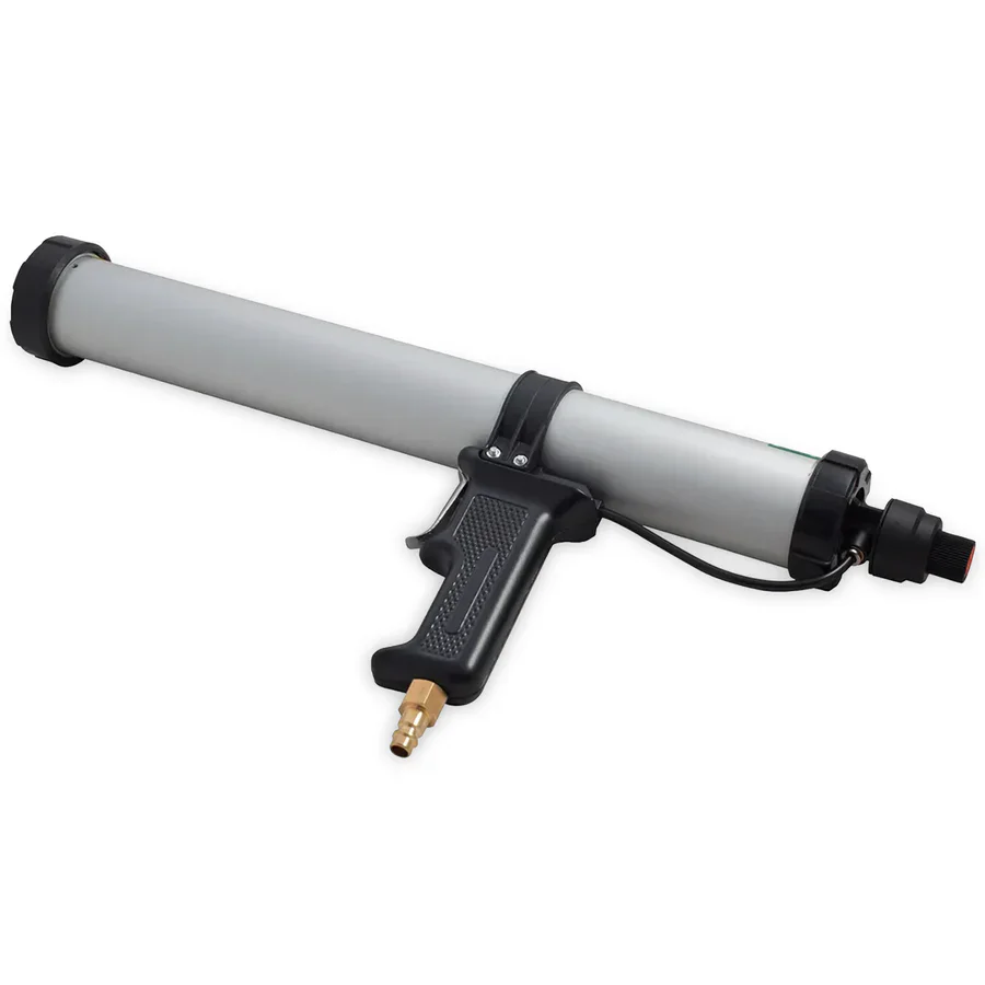 COX AirFlow 1 600 Sachet Leistungsgesteigert mit Dome Plunger (310 ml; 400 ml; 600 ml) 1K Druckluft Folienbeutelpresse - Raupenauftrag