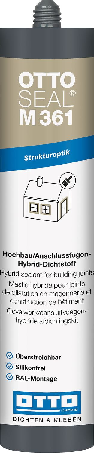 OTTOSEAL® M 361 - Der Struktur-Hybrid-Dichtstoff für Hochbau/Anschlussfugen