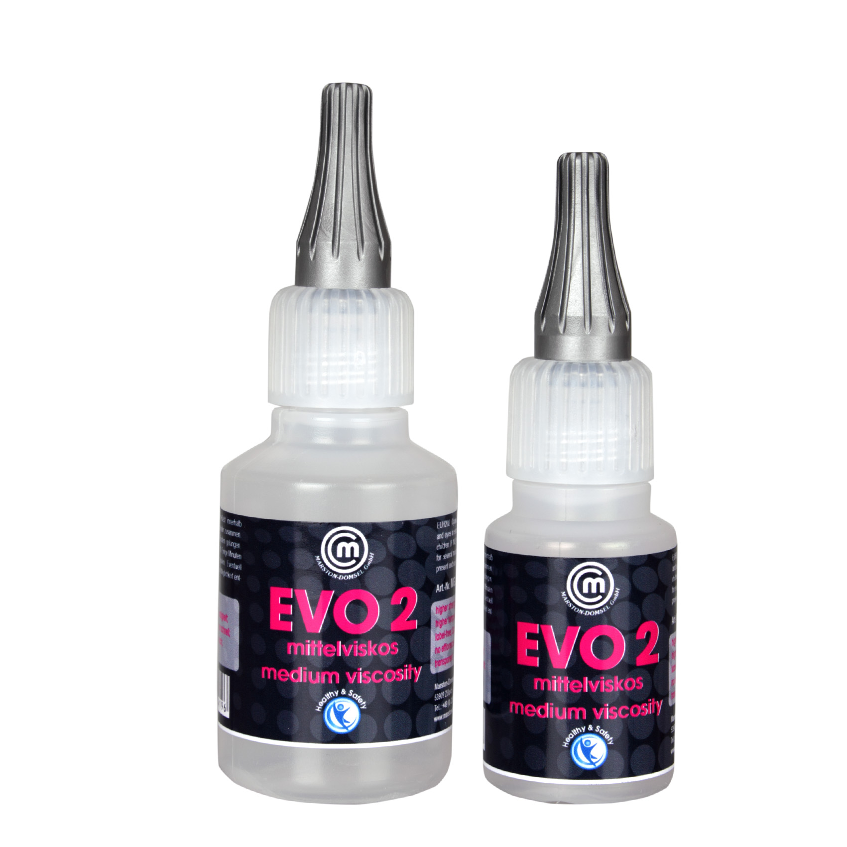 MD-GLUE Evolution 2 - Cyanacrylat-Sekundenkleber - mittelviskos, gefahrstoffreduziert (NSF)