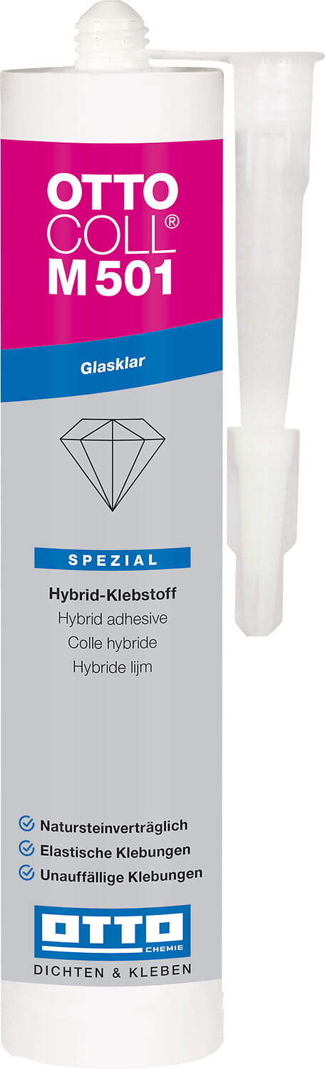 OTTOCOLL® M 501 - Der glasklare Hybrid-Klebstoff