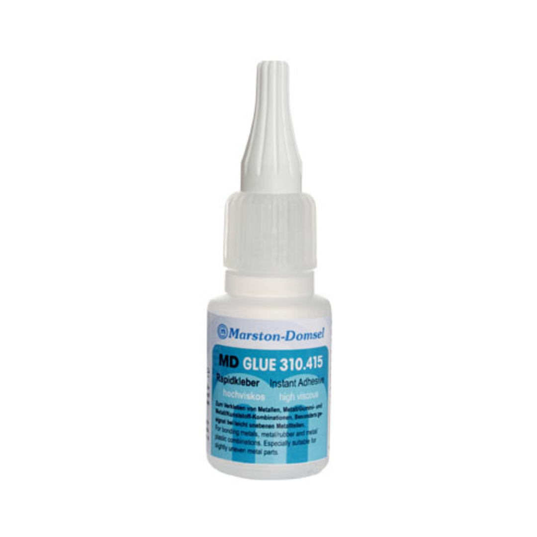 MD-GLUE 310 - Cyanacrylat-Sekundenkleber - spezieller CA-Kleber - 20g Flasche