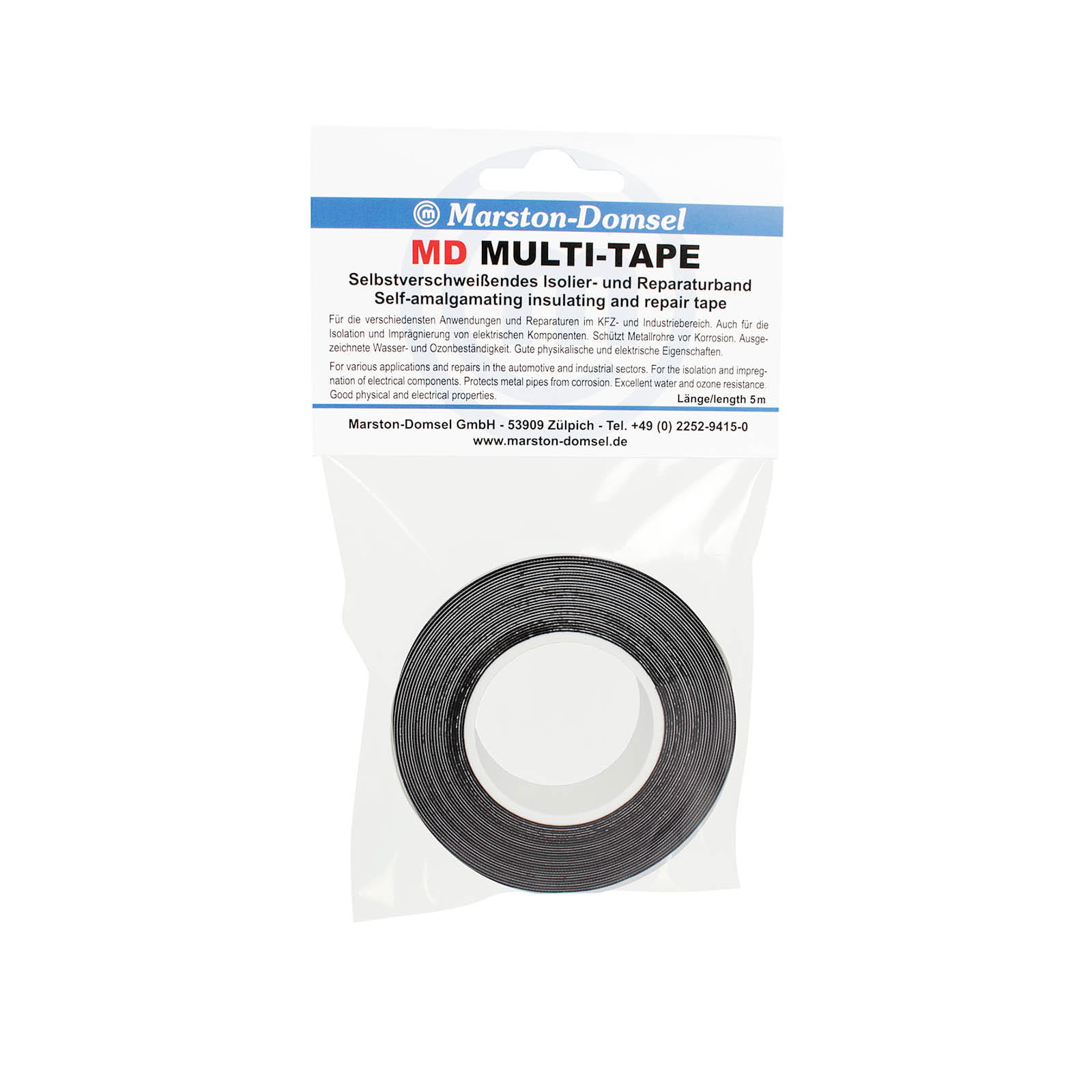 MD-Multi-Tape - selbstverschweißendes Reparaturband - wasserdicht & nicht klebend - 19 mm x 5 m
