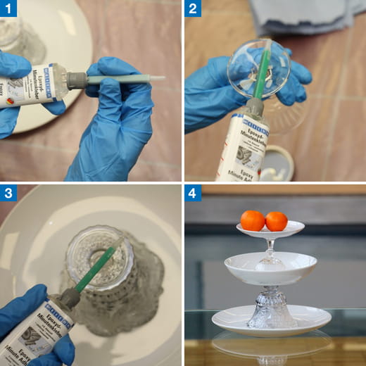 WEICON Epoxyd-Minutenkleber – Anwendung WEICON Epoxyd-Minutenkleber – Anwendung