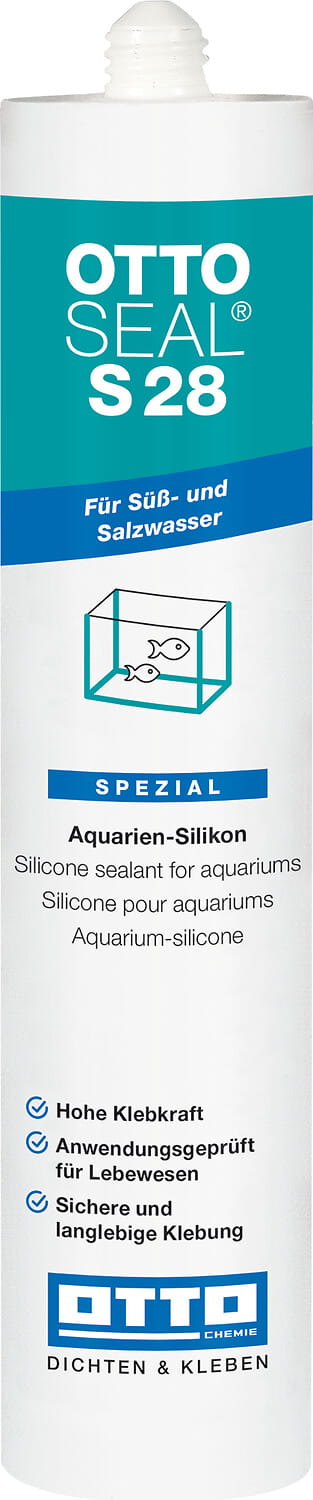 OTTOSEAL® S 28 - Das Aquarien- und Glasstein-Silikon