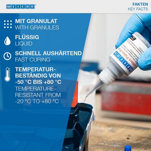 WEICON Contact-Füller Set – Anwendung