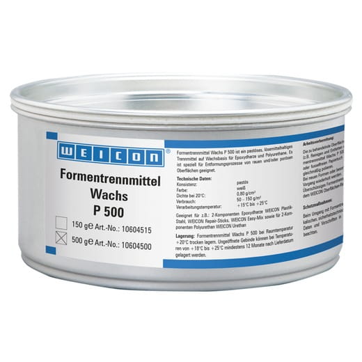 WEICON Formentrennmittel Wachs P 500 – Produktbild WEICON Formentrennmittel Wachs P 500 – Produktbild