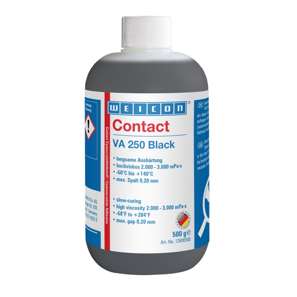 WEICON VA 250 Black Cyanacrylat-Klebstoff – Produktbild