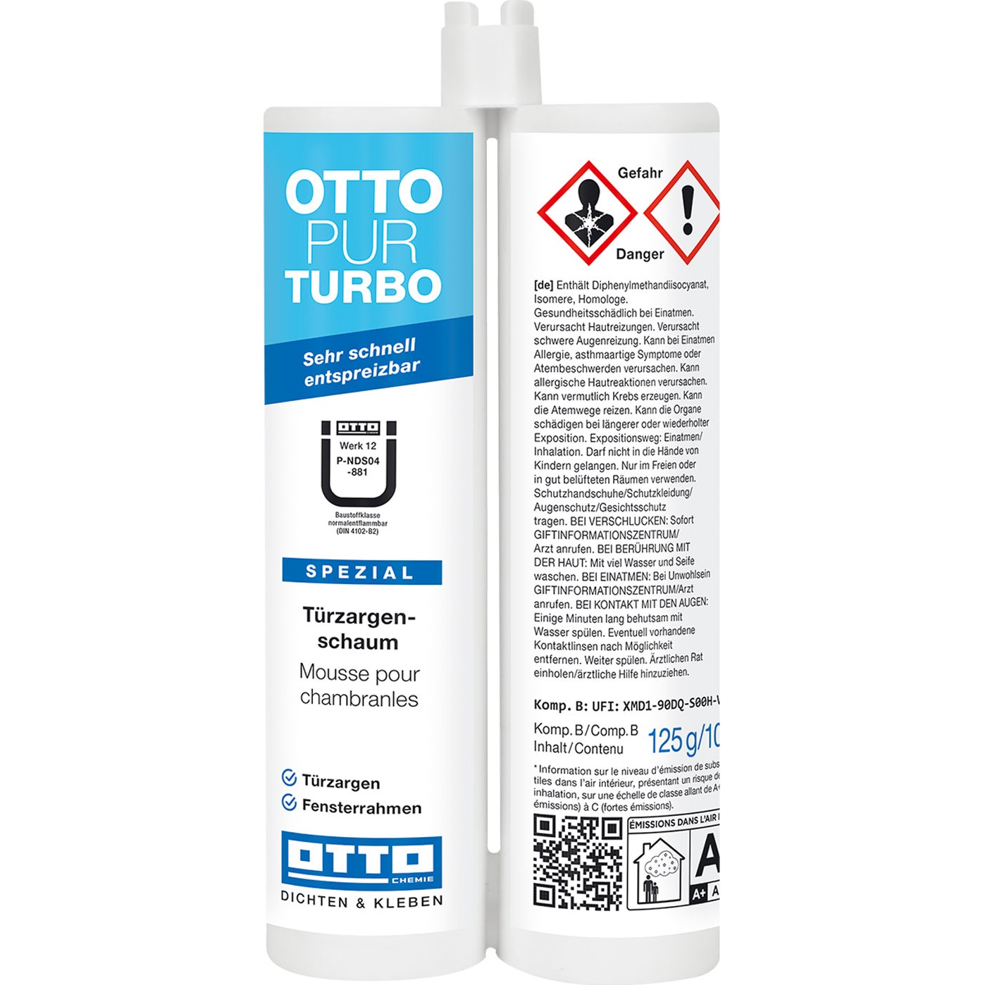 OTTOPUR Turbo - Der Türzargenschaum