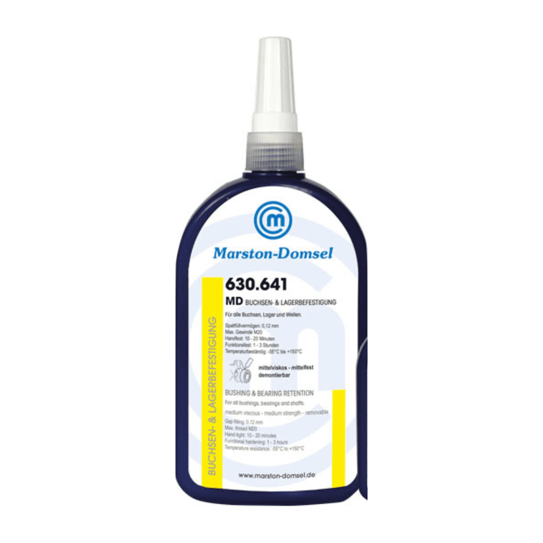 MD Lagerkleber 630.641 - anaerobe Buchsen- & Lagerbefestigung - mittelfest, mittelviskos, universell - 250 g Flasche