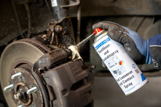 WEICON Rostlöser- und Kontaktspray – Anwendung WEICON Rostlöser- und Kontaktspray – Anwendung