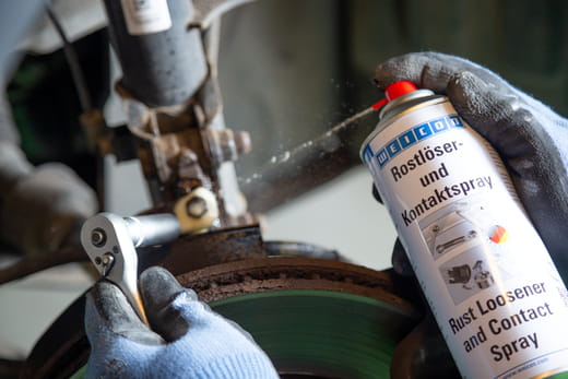 WEICON Rostlöser- und Kontaktspray – Anwendung WEICON Rostlöser- und Kontaktspray – Anwendung