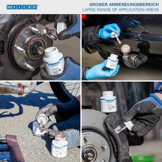 WEICON Anti-Seize Montagepaste – Anwendung