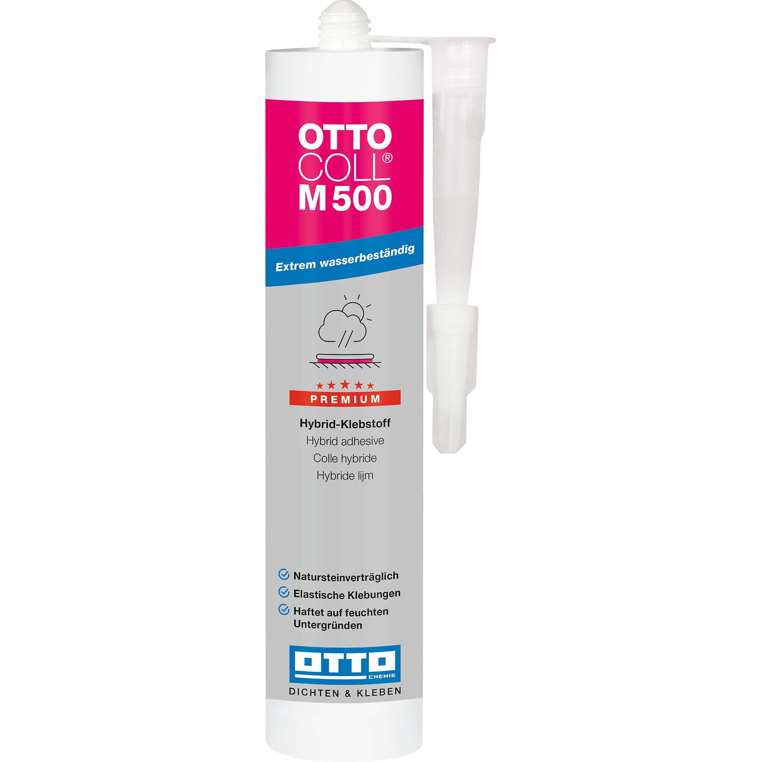 OTTOCOLL® M 500 - Der extrem wasserbeständige Premium-Hybrid-Klebstoff OTTOCOLL® M 500 - Der extrem wasserbeständige Premium-Hybrid-Klebstoff