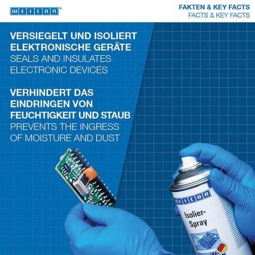 WEICON Isolier-Spray – Anwendung WEICON Isolier-Spray – Anwendung