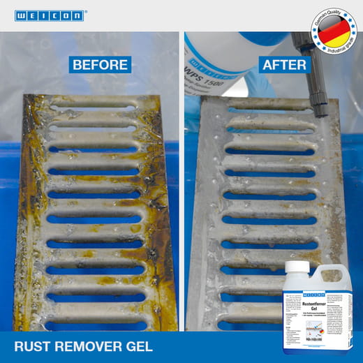 WEICON Rostentferner Gel – Anwendung WEICON Rostentferner Gel – Anwendung