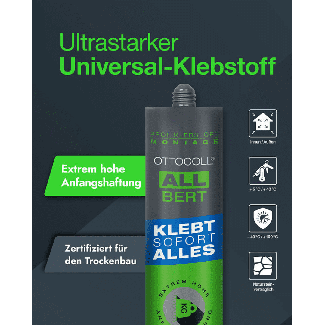 OTTOCOLL ALLBERT C01 WEISS 290ML - Der ultrastarke Universal-Klebstoff OTTOCOLL ALLBERT C01 WEISS 290ML - Der ultrastarke Universal-Klebstoff