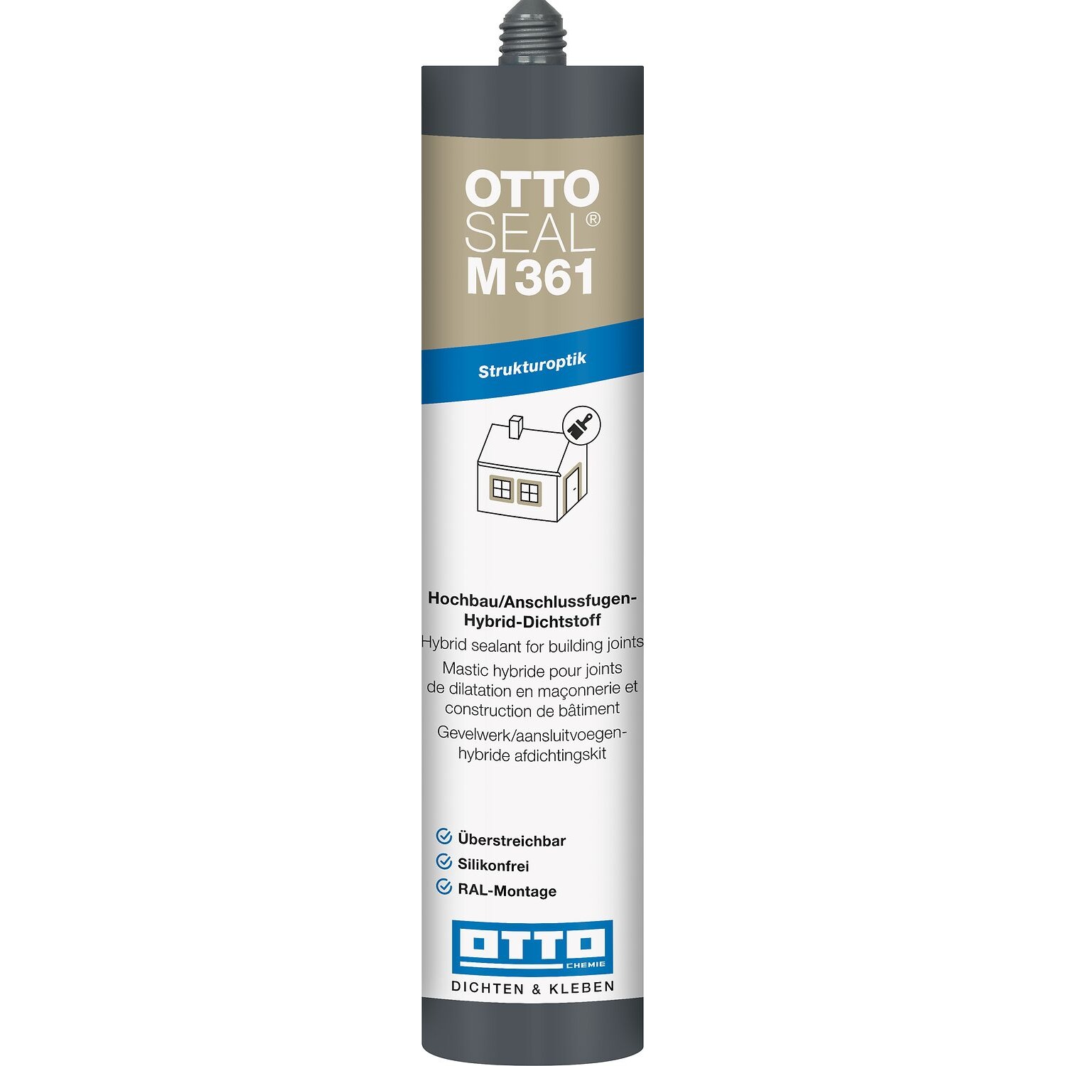 OTTOSEAL® M 361 - Der Struktur-Hybrid-Dichtstoff für Hochbau/Anschlussfugen OTTOSEAL® M 361 - Der Struktur-Hybrid-Dichtstoff für Hochbau/Anschlussfugen