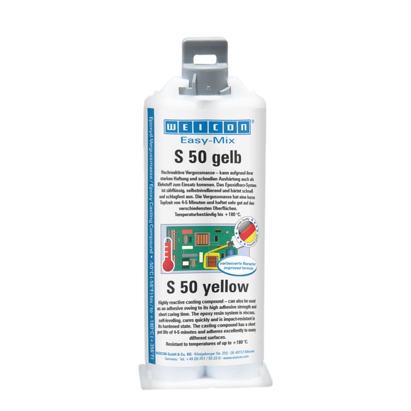 WEICON Easy-Mix S 50 gelb – Produktbild