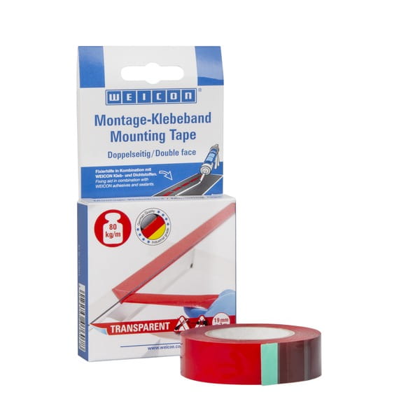 WEICON Montage-Klebeband Transparent – Produktbild WEICON Montage-Klebeband Transparent – Produktbild