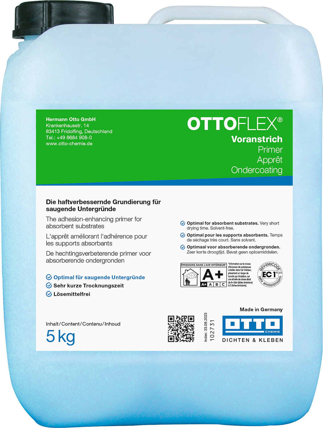 OTTOFLEX® Voranstrich - Die haftverbessernde Grundierung für saugende Untergründe OTTOFLEX® Voranstrich - Die haftverbessernde Grundierung für saugende Untergründe