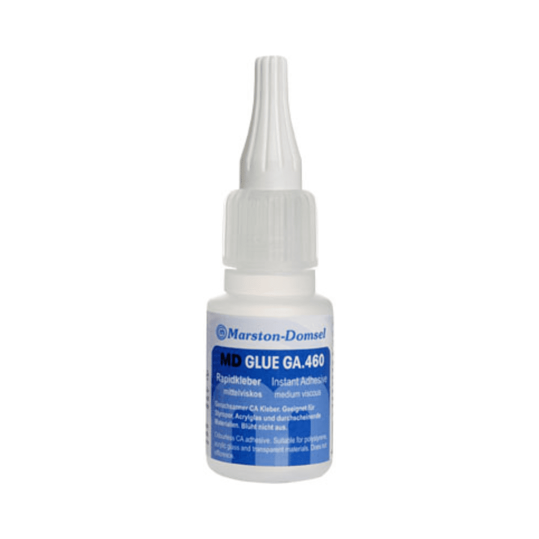 MD-GLUE M100.496 - Cyanacrylat-Sekundenkleber - Methyl-Basis, für Metall & Kunststoff - 20g Flasche MD-GLUE M100.496 - Cyanacrylat-Sekundenkleber - Methyl-Basis, für Metall & Kunststoff - 20g Flasche