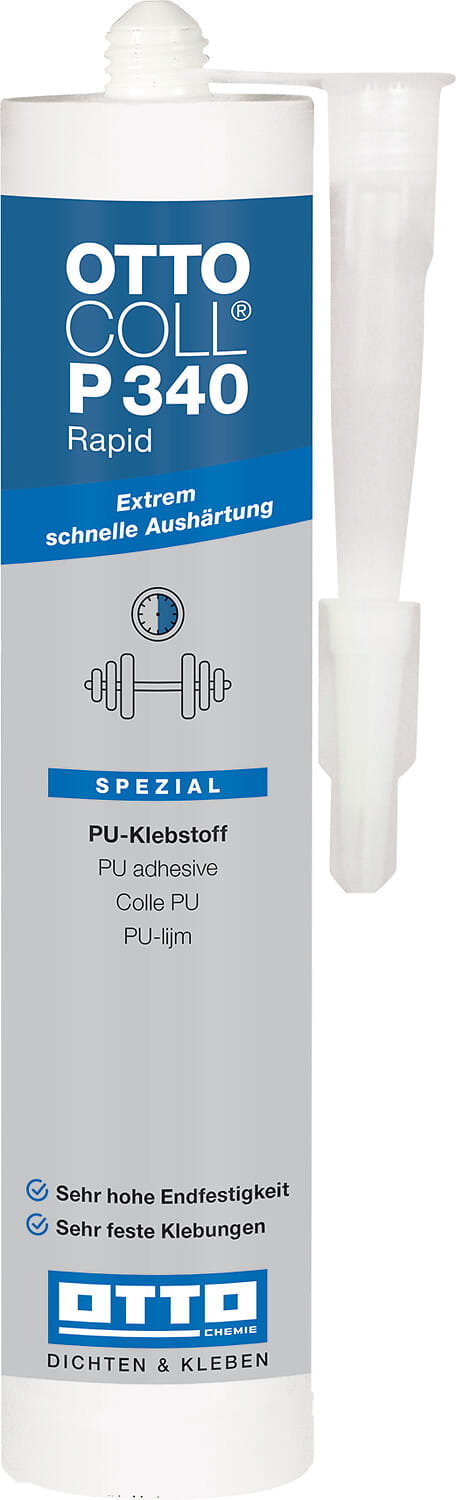 OTTOCOLL® P 340 Rapid - Der sehr schnelle PU-Klebstoff OTTOCOLL® P 340 Rapid - Der sehr schnelle PU-Klebstoff