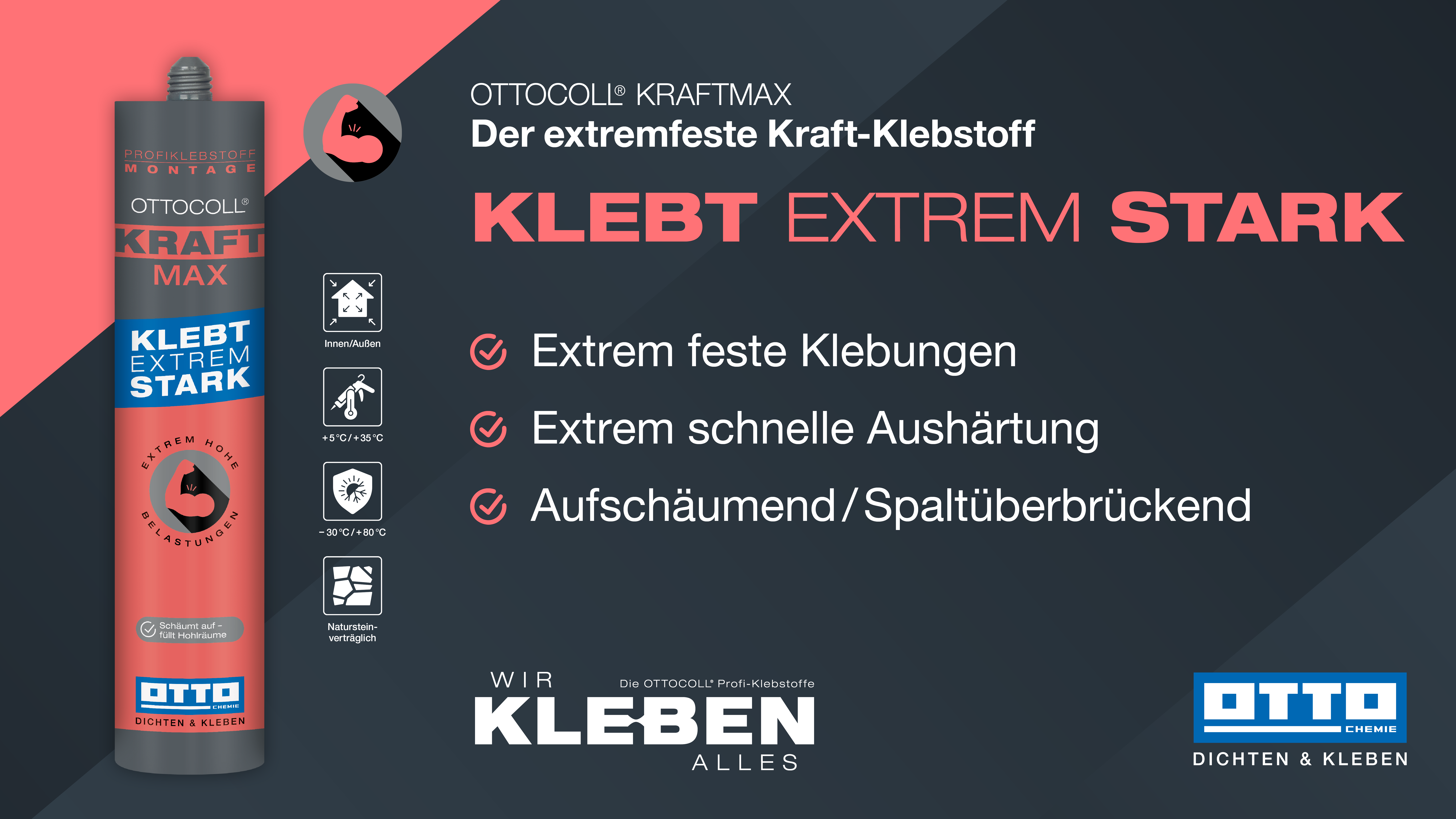 OTTOCOLL KRAFTMAX 310ml - Der extremfeste Kraftkleber