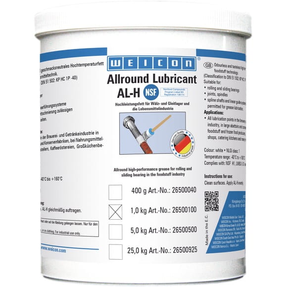 WEICON AL-H Hochleistungsfett – Produktbild WEICON AL-H Hochleistungsfett – Produktbild