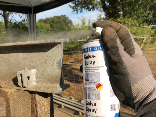 WEICON Galva-Spray – Anwendung