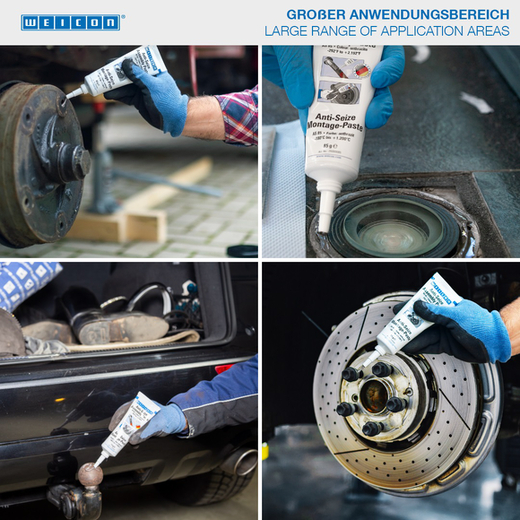 WEICON Anti-Seize Montagepaste – Anwendung