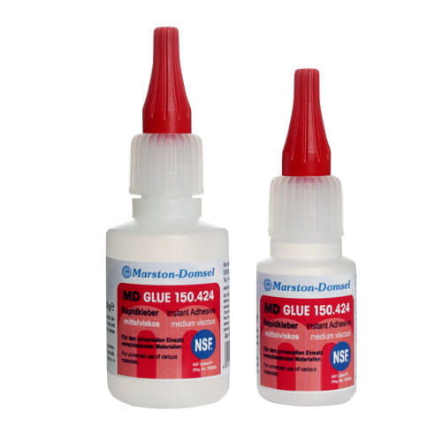 MD-GLUE 150.424 - Cyanacrylat-Sekundenkleber - universell, punktgenau dosierbar MD-GLUE 150.424 - Cyanacrylat-Sekundenkleber - universell, punktgenau dosierbar
