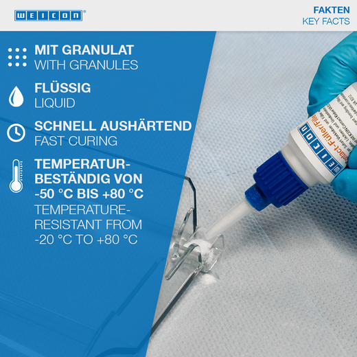 WEICON Contact-Füller Set – Anwendung