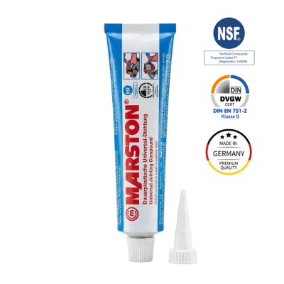 Marston Universal-Dichtung - dauerplastische Universaldichtung - sehr starke Haftung & chemikalienbeständig - 20g Tube Marston Universal-Dichtung - dauerplastische Universaldichtung - sehr starke Haftung & chemikalienbeständig - 20g Tube