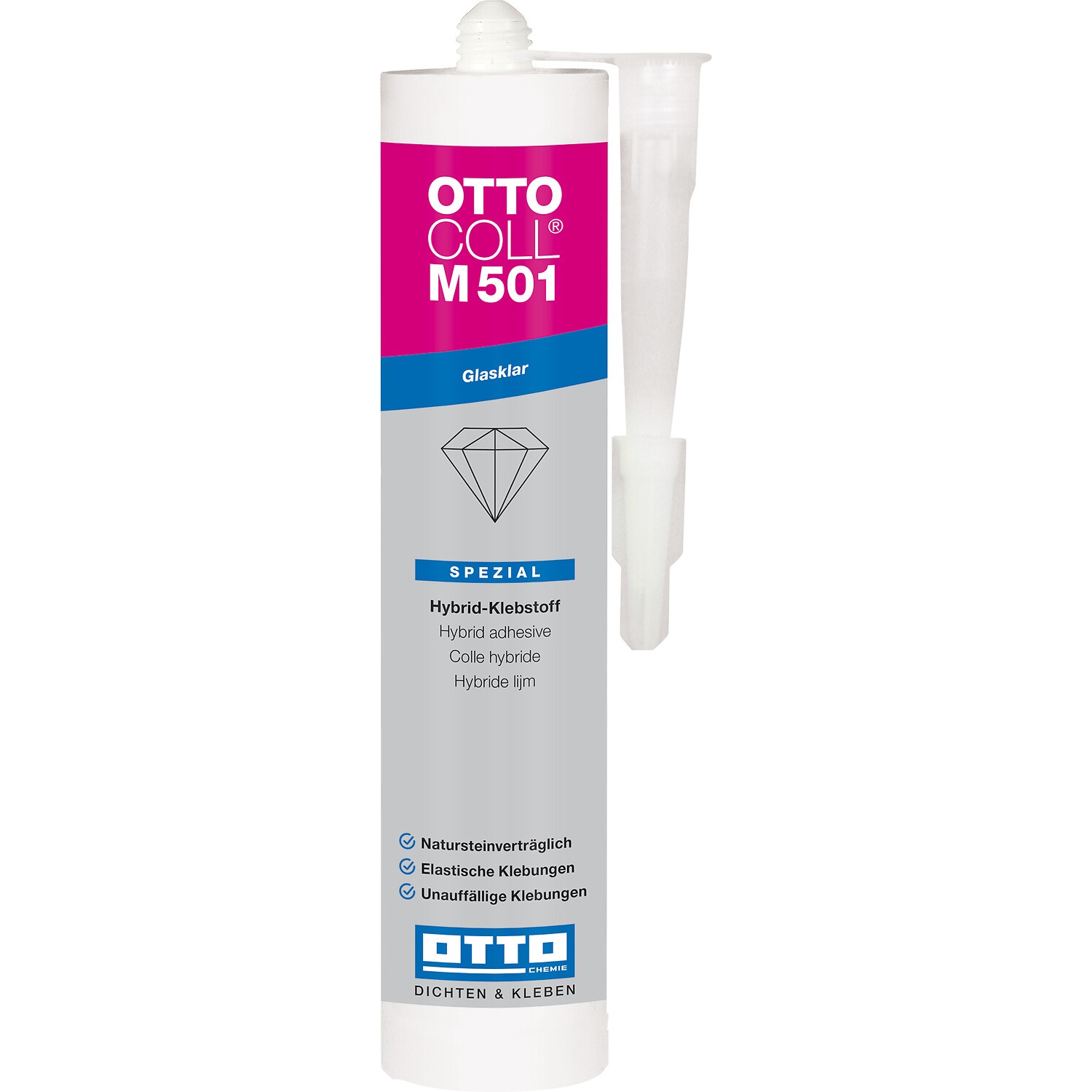 OTTOCOLL® M 501 - Der glasklare Hybrid-Klebstoff