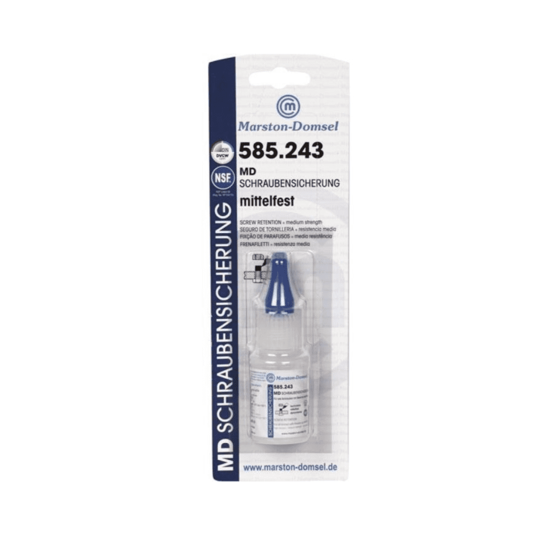 MD Schraubensicherung 585.243 - anaerobe Gewindesicherung - mittelfest, hochviskos, demontierbar - 20g Flasche
