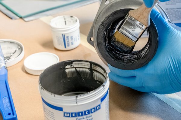 Anwendungsbeispiel WEICON Keramik HC 220: Instandhaltung chemischer Anlagen