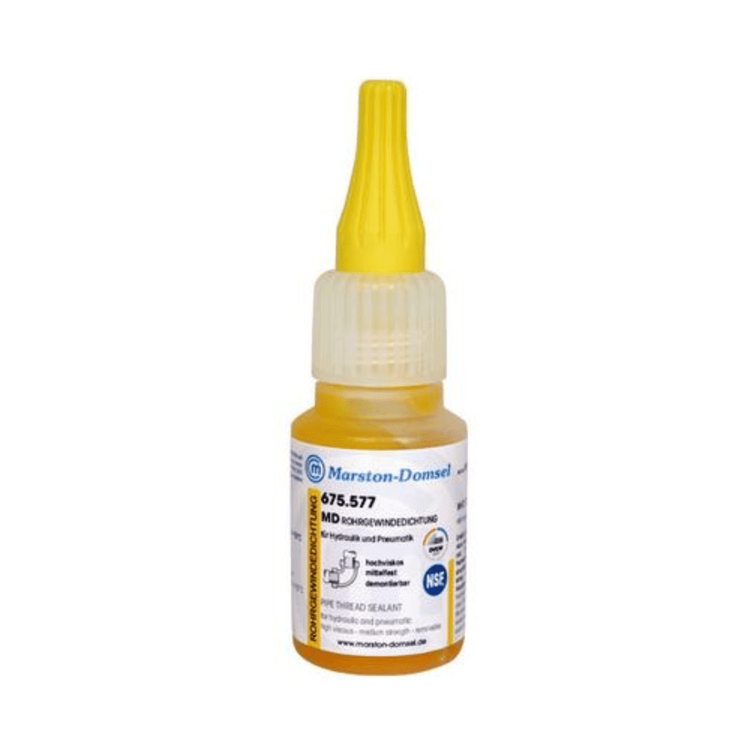 MD Gewindedichtung 675.577 - anaerobe Rohrgewindedichtung - mittelfest, hochviskos, Standardabdichtung - 20g Flasche