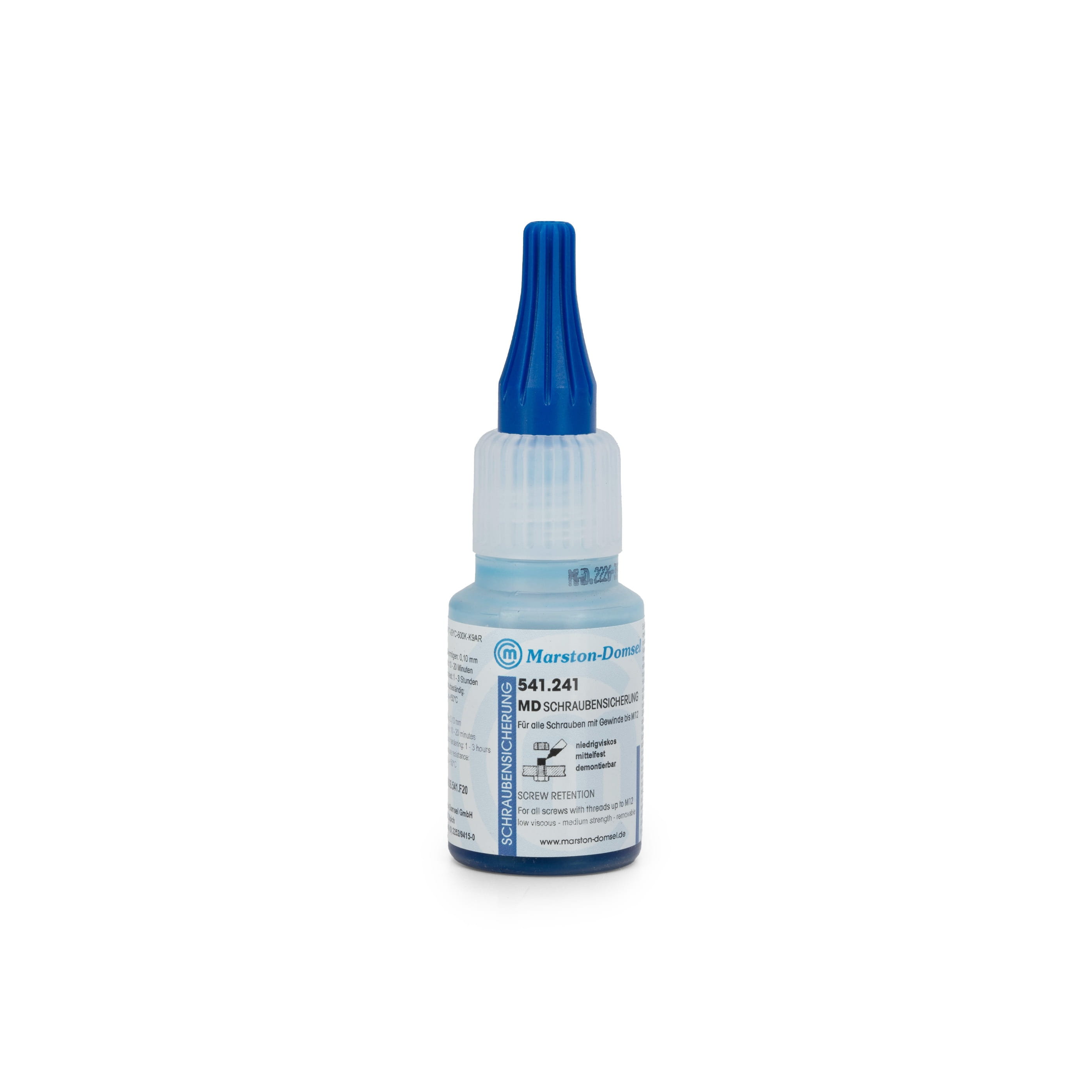 MD Schraubensicherung 541.241 - anaerobe Gewindesicherung - mittelfest, niedrigviskos, universell - 20g Flasche MD Schraubensicherung 541.241 - anaerobe Gewindesicherung - mittelfest, niedrigviskos, universell - 20g Flasche