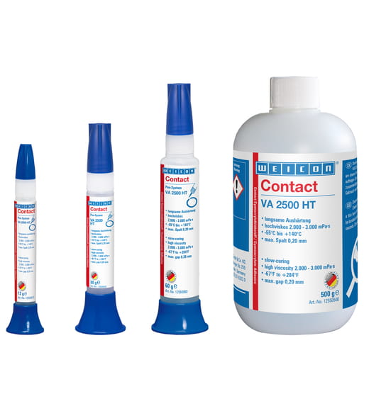WEICON VA 2500 HT Cyanacrylat-Klebstoff – Produktgruppe