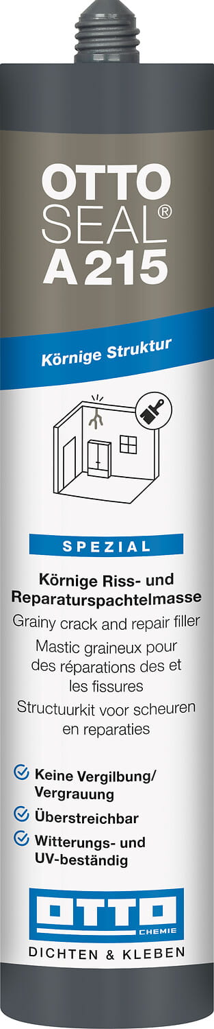OTTOSEAL® A 215 - Die körnige Riss- und Reparaturspachtelmasse