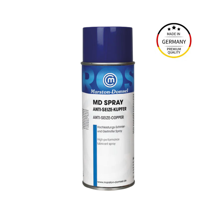 MD Anti-Seize Kupfer-Spray - Kupfer-Anti-Seize-Spray - Montageschmierung, verhindert Bremsquietschen & Festfressen - 400 ml Spraydose