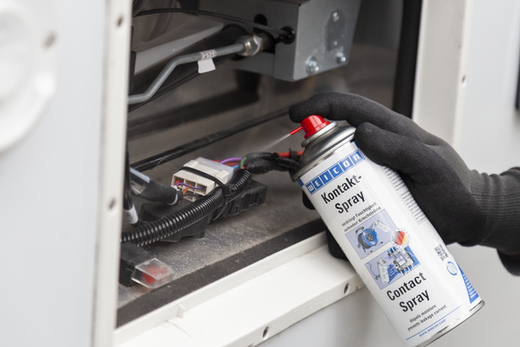 WEICON Kontakt-Spray – Anwendung